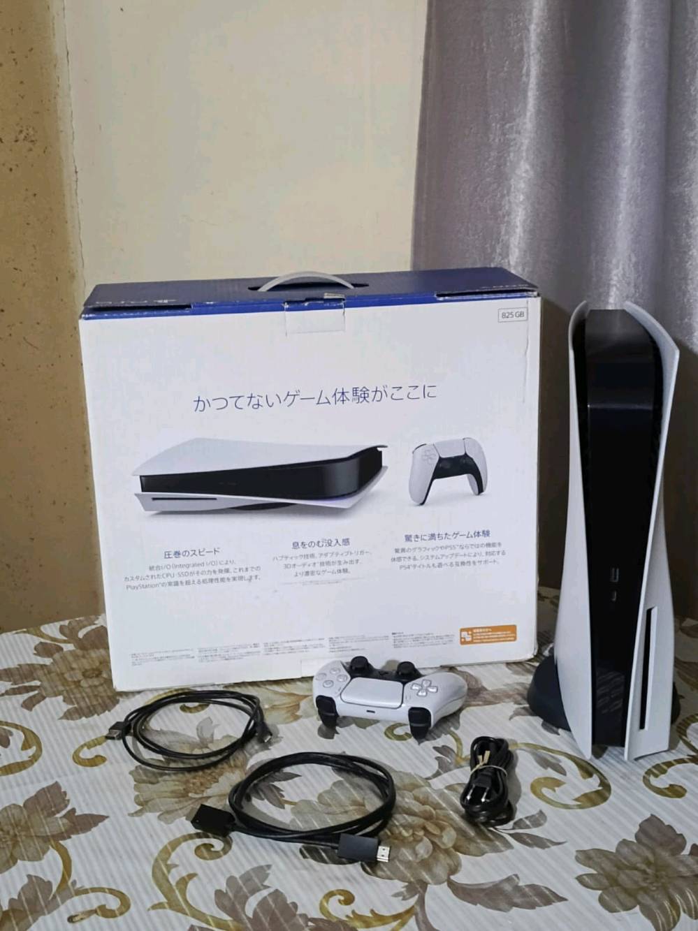 السلام عليكم
PS5 فات استخدام شخصي للبيع مثل ما موضح بالصور ملحقات كاملة الاصلية و الجهاز شرط لا مفتوح لا مصلح
جوستك وحده الاصلية تجي ويه الجهاز
+قرص GTA5 نسخة الفايف
+قاعدة تبريد الجهاز و شحن الجوستكات مكاني ديالى بعقوبة المجمع الصناعي ***********