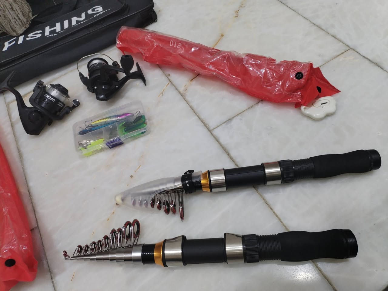 مجموعة خاصة بصيد الاسماك 👇
بوكس عدة الصيد ب٣٠
سبنرات طول ٢٣٠ و٢١٠ و مكاين صيد ب٦٠
بدلات صيد قياس ٣٩ سعر القطعة ب١٨
سنارات ثلاثية وحجم كبير وخداعات


**إذا كنت صاحب هذا الإعلان وتريد حذفه لأي سبب، رجاءا أرسل رسالة إلى الدعم الفني**