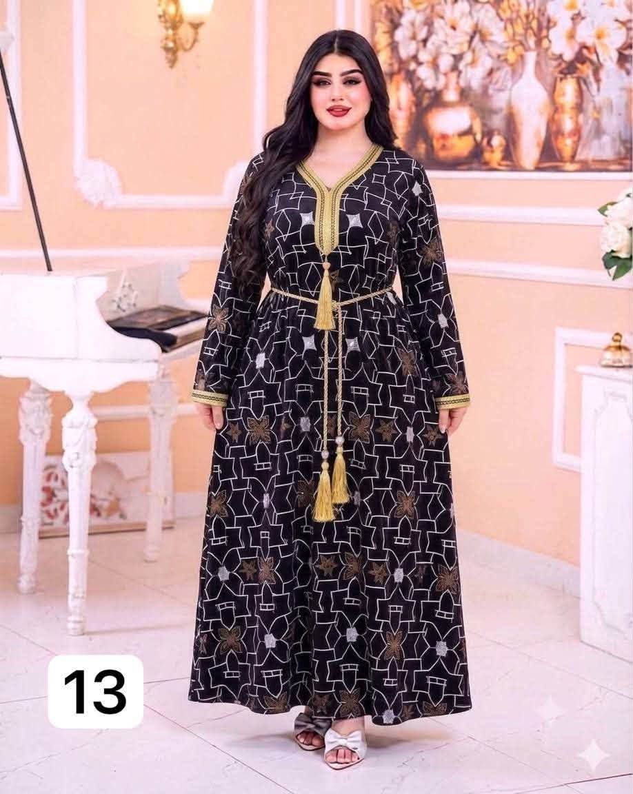 #تم التكرار😍😍
بتصميم  مختلف ومميز

كشمير تونسي💎 شغل تطريز
💯 خامة مكفولة 100%
درزن 6 الوان
يكون بي حزام منفصل 

📏 القياسات 
2XL 🔹 3XL 🔹 4XL 🔹 5XL

سعر الدرزن ١٠٠ الف فقط

🚚 توصيل متوفر لكافة محافظات


**إذا كنت صاحب هذا الإعلان وتريد حذفه لأي سبب، رجاءا أرسل رسالة إلى الدعم الفني**