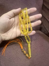 مسبحه كهرب بولوني حر طبيعي كصه صنوبريه تخريم سوبر مسبحه ناعمه وزنها 21...