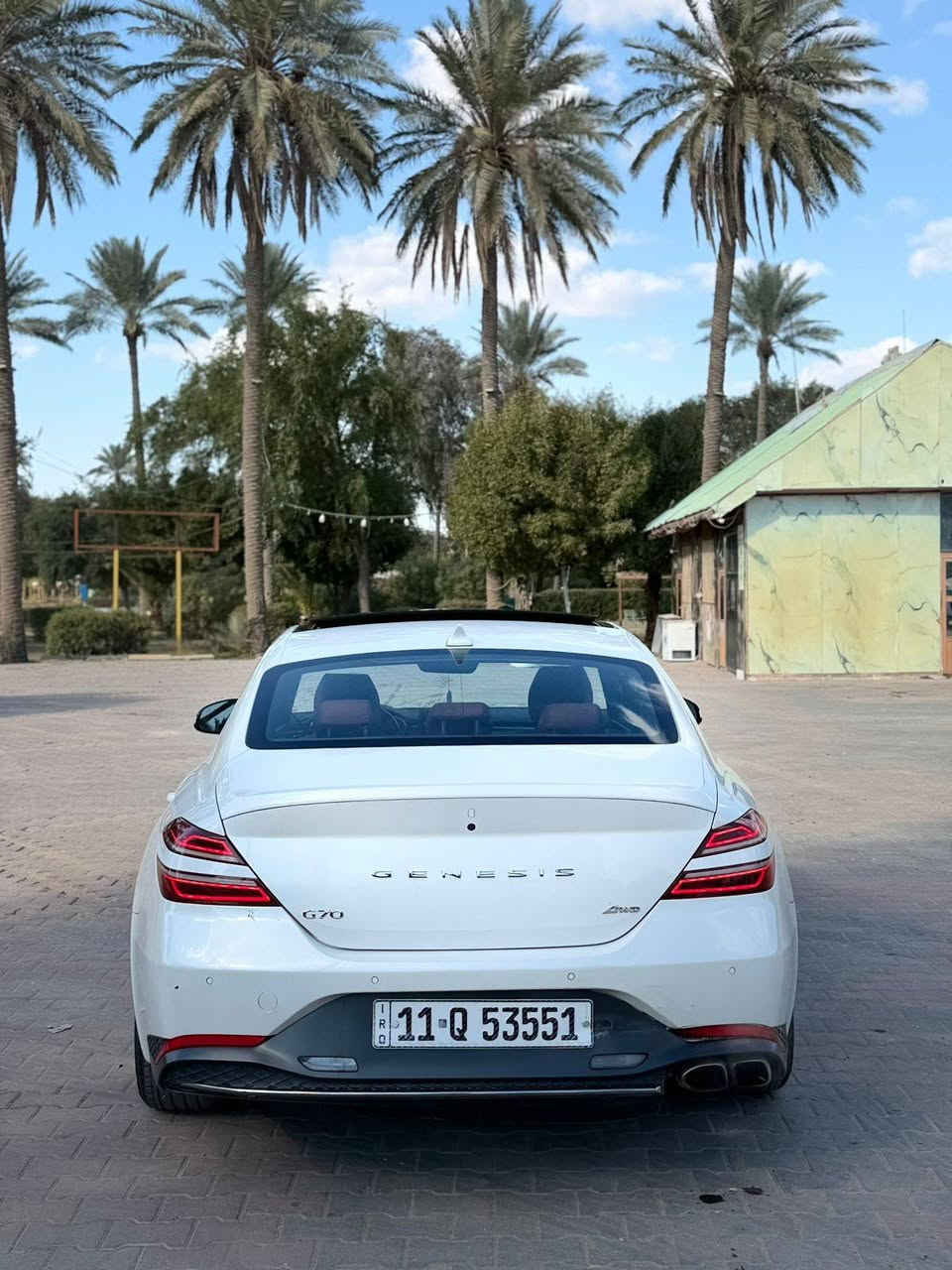 اسلام عليكم
جنسيس G70.2023برستيج فول الفول داخل احمر 
رادار امامي 
اشاير بالمري رادار بالمري هيتر بالمري
السياره فتحه كشنات حاضن تدفئه سايد بريك بصمه 
شفتات ستيرن وبيها هواي مواصفات اعلى فئه 
حادث السياره مبدل بنيد نفس الون+كلير امريكا اربع قطع خلفيه جاملغات وقبغ جنطه وباب خلفي بدون دواخل السياره ابد 
السعر 200$وبيها مجال 
مكان السياره بغداد حي الجامعه
***********
