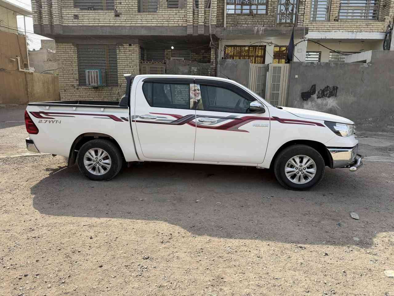 هايلوكس 2021
ساز مكفوله من كلشي 
فول مواصفات 
بسمي مكاني بغداد المدينة
السعر 270
***********
