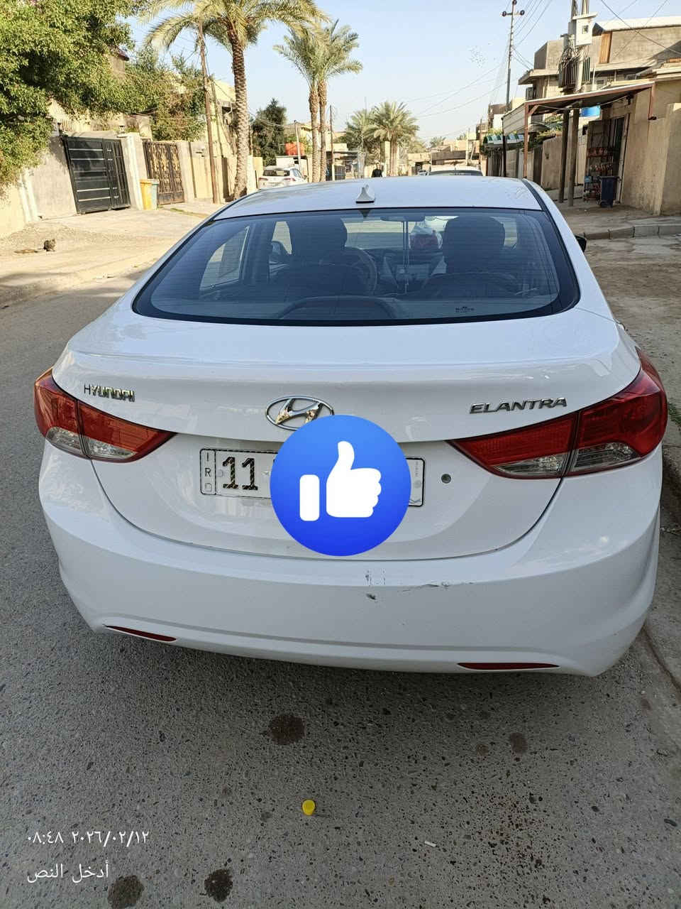 النترا 2014خليخي بأسمي رقم انكليزي بغداد هزه جديدة كير ومحرك 1800خيرمن الله كشر نظيف لا بيه الضربه والمعجون بيها صبغ بسيط من أثر شخوط بيها رصعات سياره حلوه مدوشمه أرضية وتلبيسه كشنات السعر 125بيه مجال أن شاء الله ***********مكان بغداد المحمودية
