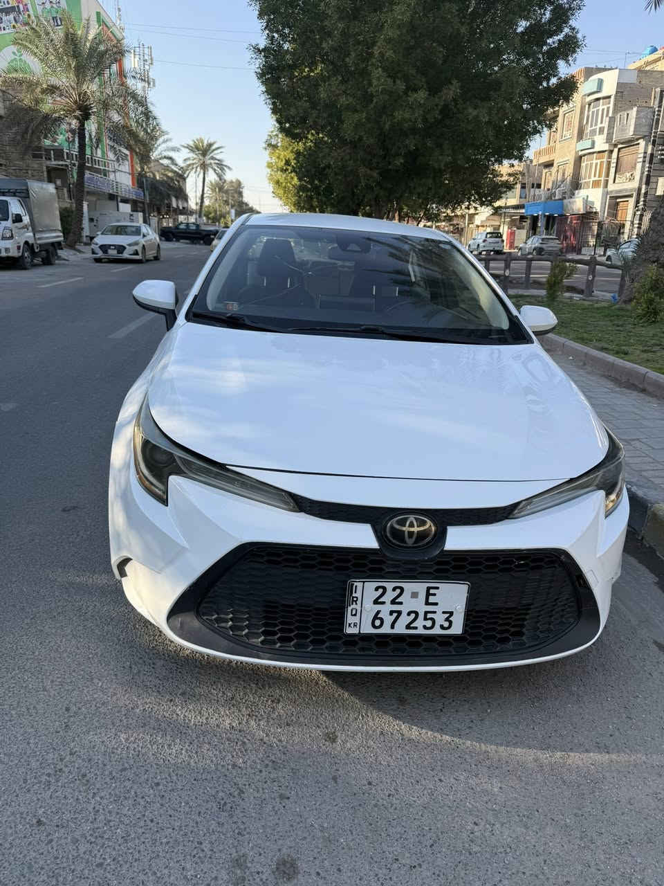 سلام عليكم كورلا  موديل 20شكل 21 LE سياره بسمي حادثها جاملغ وربع بنيد بدون دواخل بدون اريباك  
موصفاتها
سياقه ذاتيه
اوتو هولد
سايد بريك بصمه
رادارامامي
لايت اوتو
بعد موصفاتها معروفه
مكان شارع فلسطين 
السعر 145وبيها مجال بسيط 
الاتصال***********
