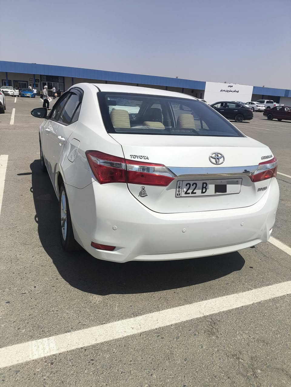 الي يدور نظيف فقط
كورلا موديل 16 كفالة من الصبغ و الشخط عدا الدعامية فقط
محرك 2000 نص فول
رقم اربيل باسمي شرط التحويل 
السونار موجود  تخم تاير باتري كل جديد
ملاحظة بيه رصعتين اصغار فقط
السعر ١٦٠
***********
