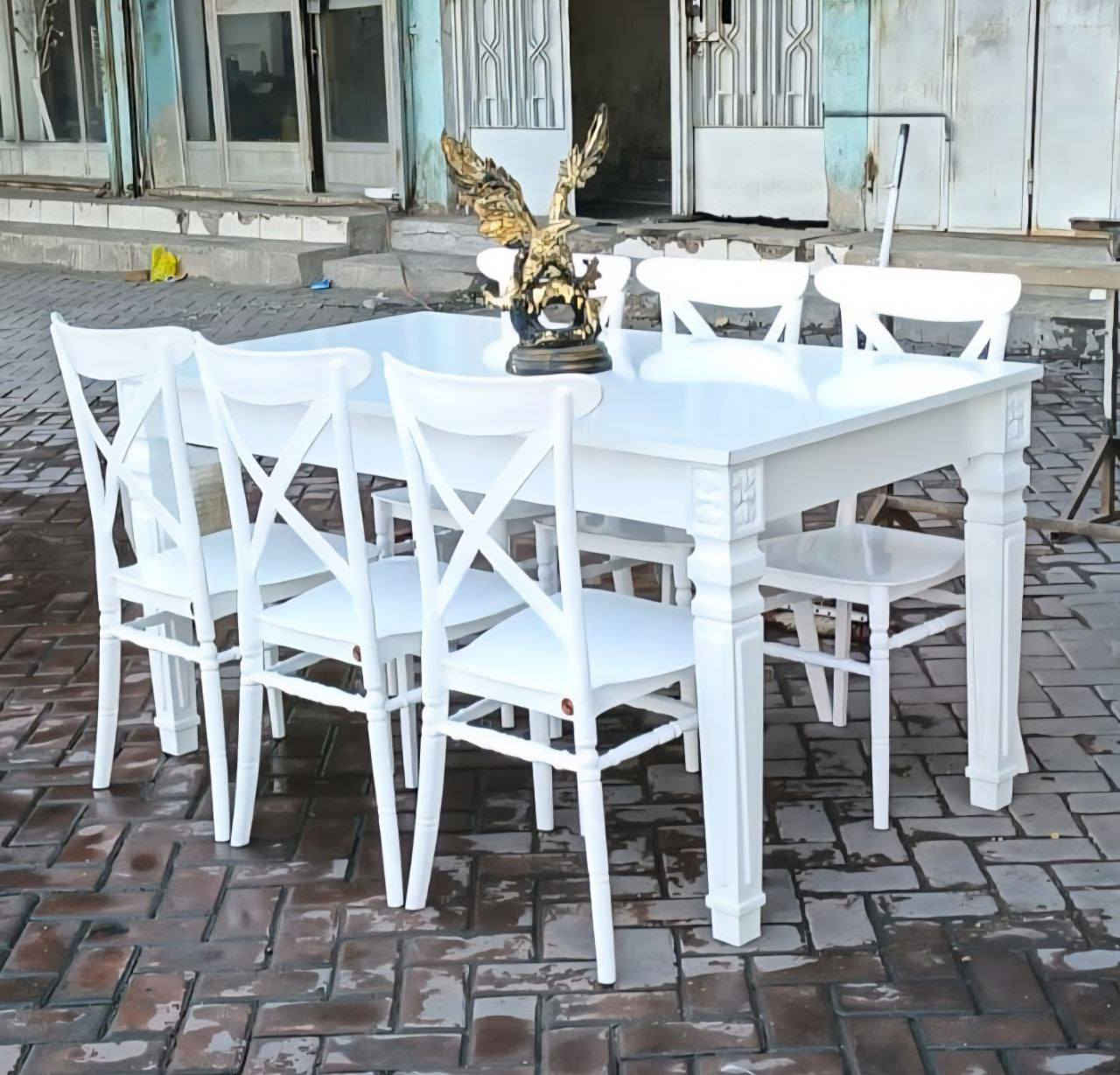 ميز طعام مع 4 كراسي 
السعر 210الف 

ميز طعام مع 6 كراسي 240الف 

توصيل بغداد 5 اطراف 10 محافظات 25 الف


**إذا كنت صاحب هذا الإعلان وتريد حذفه لأي سبب، رجاءا أرسل رسالة إلى الدعم الفني**