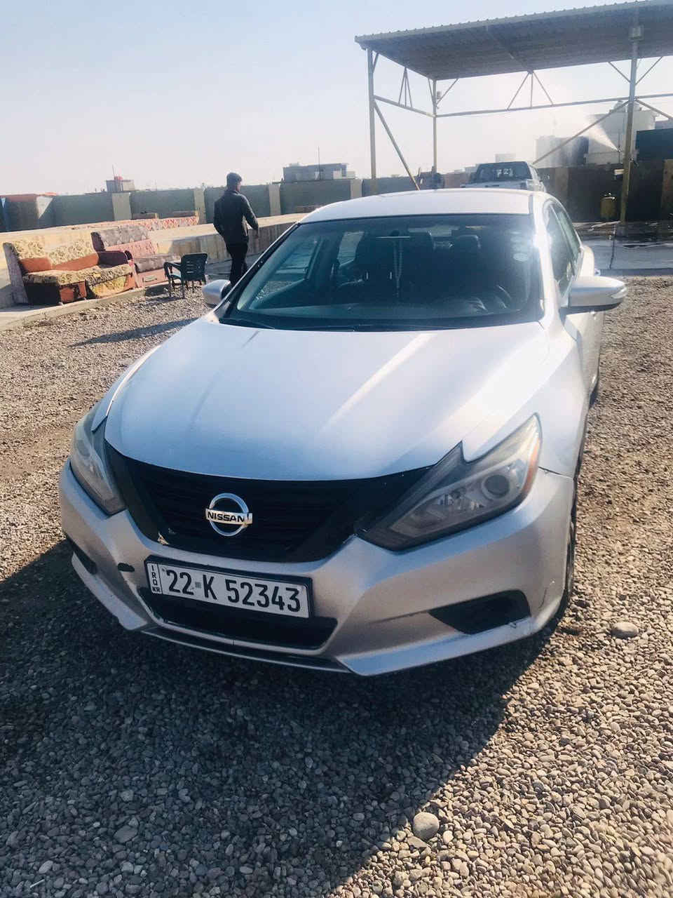 سلام عليكم سيارة للبيع نيسان التيما2018 SL فول مواصفات
سلايت 
تبريد خلفي 
رادار جانبي 
تبريد لمس
تشغيل عن بعد 
بصمة ابواب
كشن كهربائي 
كامره خلفيه
تحكم استيرن 
ويل كب
مانع انزلاق
شاشه بلاديه 
محرك وگير بشرط كفاله فقط سنويه ساقطه شهر 12 
وسونار مرفق مع صور بدون دواخل 
مكان سياره ديالى المقدادية رقم ***********
سعر 128
