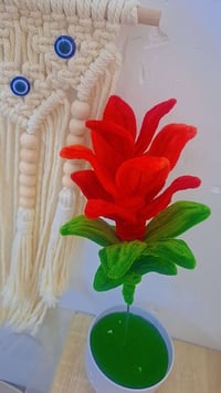 مكرميات عصرية • ورد دائم • مصنوع بحب