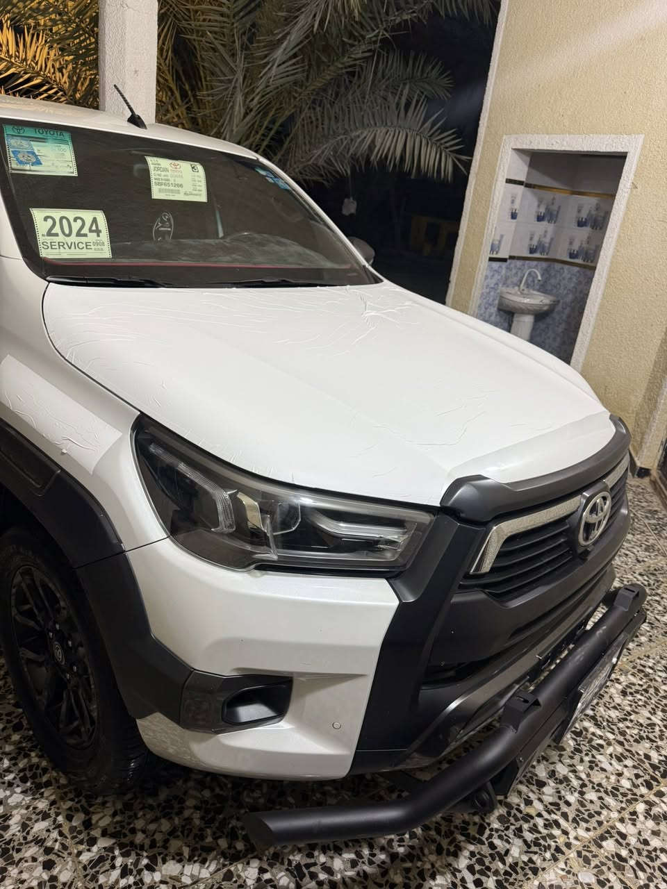 تويوتا هايلوكس 2024 فئة  افنجر سعودي ام المنفاخ
رقم بغداد الدولي 
كفاله عامه شرط السونار وصور السونار مرفق مع صور
خمس كاميرات(360) درجه
بصمة
شاشة اصلية
حساس امامي خلفي  
شاحن موبايل
حساس امامي خلفي
منفاخ+ دبل سنترلوك 

العنوان بغداد ناحية الرشيد 

***********
