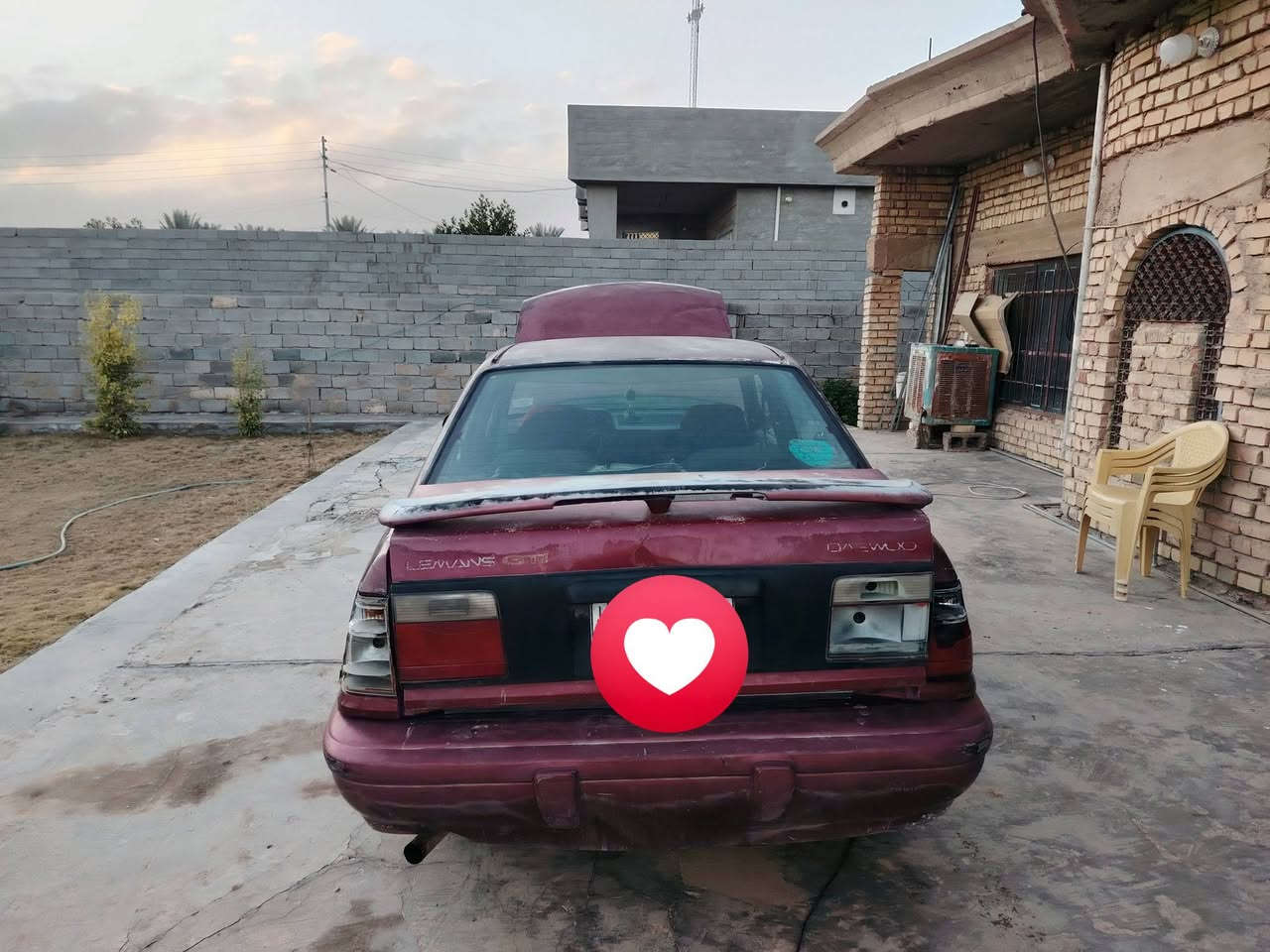 السلام عليكم
دايو لمنز للبيع موديل ١٩٩٤
محرك بحالة جيدة لا تبخير  ولا تنقيص كذالك. الكير
جواها تخم تاير باتري جديد  كشر تعبان  يحتاج تعمير مثل ماموضح بالصوره صدر امام  جديد سياره  مال شغل  السعر  ١٨ وبيها مجال   
  تواصل على هذا الرقم ***********
