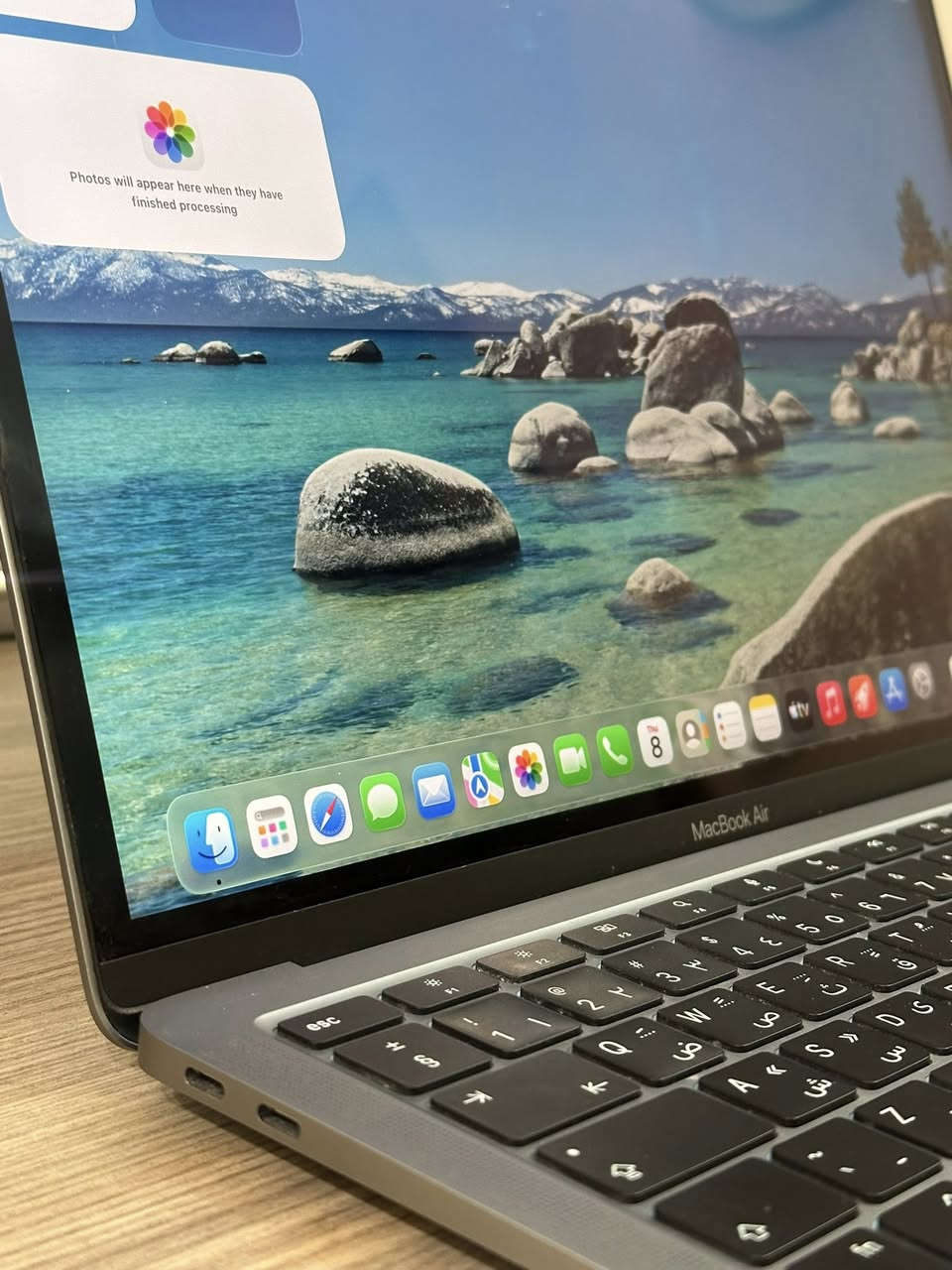 سلام عليكم
Mac book Air
M1
Ram8
256
الابتوب نضافة 100%
كارتونة وكامل الملحقات 
دورات الشحن 68
بعدها بلضمان 
السعر 700الف 
بغداد المنصور 
***********
