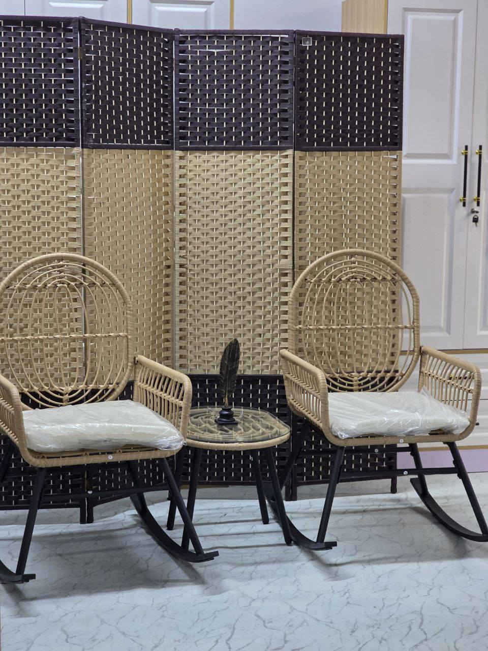 ✨ جلسة بوهيمية ترد الروح ✨
كرسي هزاز بوهيمي ✨
💰 سعر الكرسيين + الطبله 230
🚚 توصيل مجاني داخل بغداد ولجميع محافظات


**إذا كنت صاحب هذا الإعلان وتريد حذفه لأي سبب، رجاءا أرسل رسالة إلى الدعم الفني**