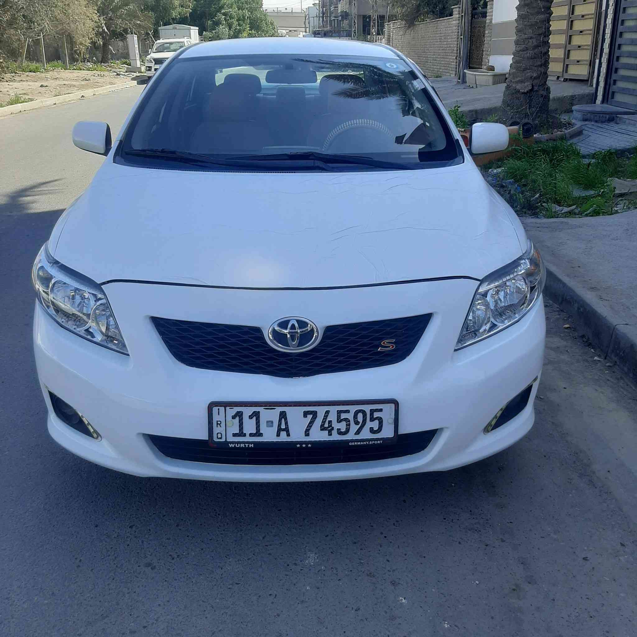 كورلا موديل 2009 بغداد رقم انكليزي مصبوغه حزام بسبب طخطخات خارجيه  بدون تبديل و شرط بدون دواخل كلها ليبل واحد محرك والكير والتبريد كفاله عامه غرفتها جديده على وضع الشركه ماشيه 120  الف حقيقي السعر شده مكانها بغداد حي القاهره للأتصال ***********
