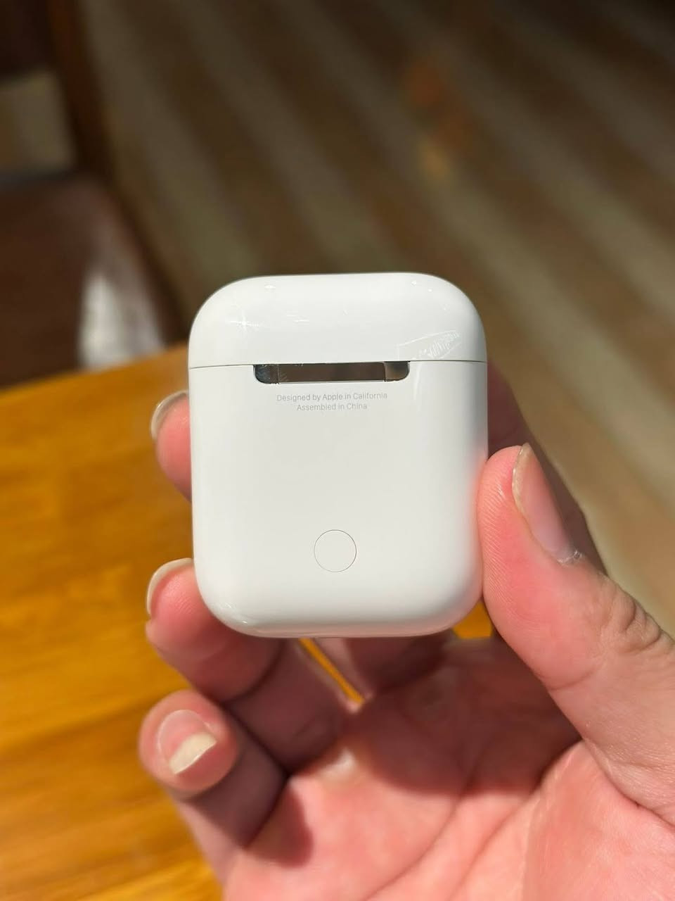 سماعات باله أمريكي Air pods 2 الحديث
اصلي باله أمريكي ، باله مستعمل بس كلش نظيف وياه حافظة هديه مع كيبل شحن ايفون هديه  
ما مفتوح ولا مصلح بطارية قوية صوت قوي 
بإمكانك تفحص قبل الدفع ، اصلي باله 
سعره 20 قفل قفل توصيل مجاني  نظافة 90% قطع محدودة 
للحجز واتس اب فقط ***********
