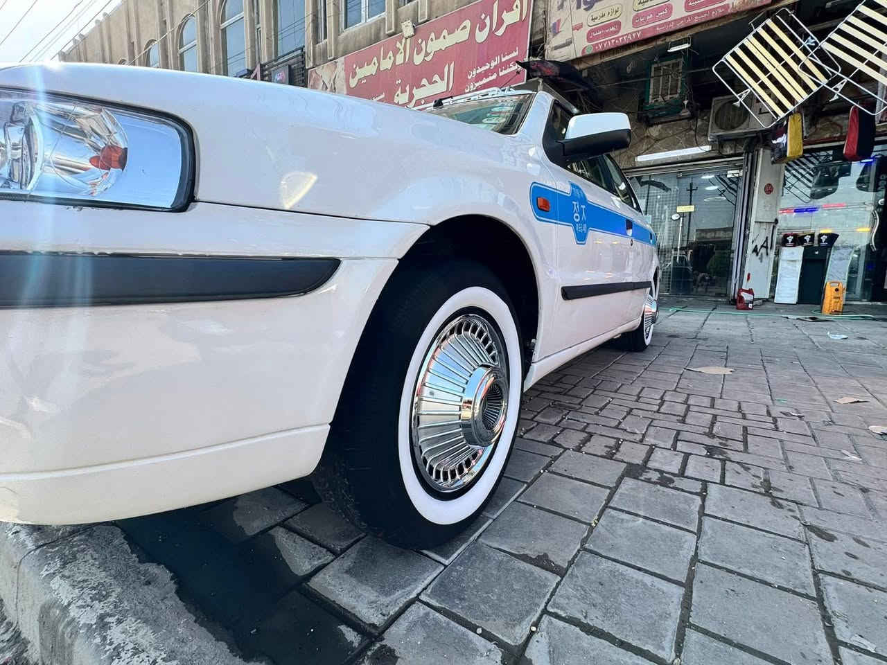 السلام سمند موديل  2011 بغداد خصوصي تحويل ثاني يوم السياره بأسمي رقم انكليزي محرك وكير خير من الله تبريد ثلج كهربائيات كلهه شغاله السياره احله من الصور مكاني بغداد الشعب حي البساتين السعر 51 وبيهه مجال بسيط حك الجيه رقمي ***********
