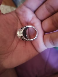 محبس حديد • صيني مختوم • صياغة قديمة