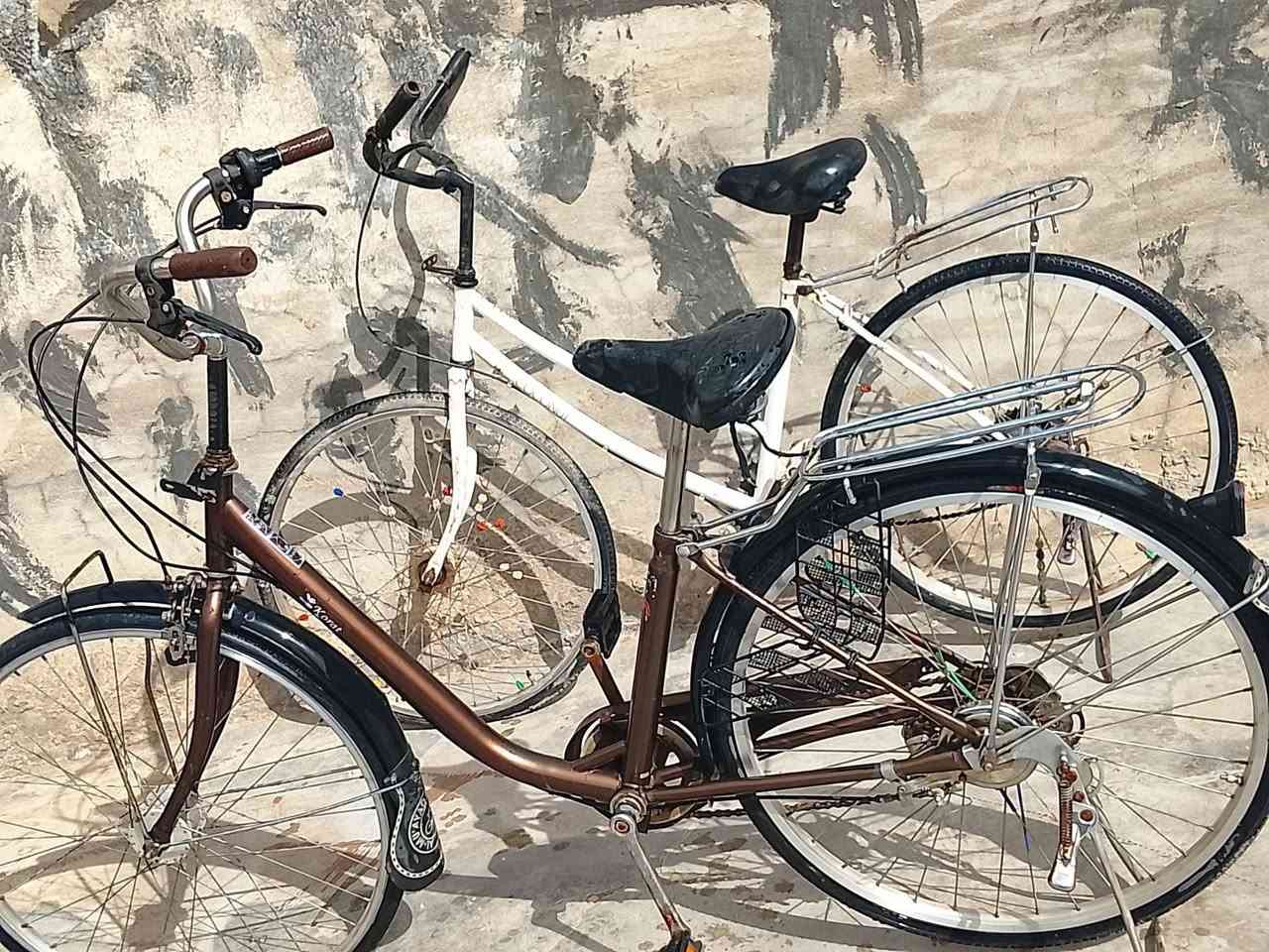 بايسكلات للبيع عدد 2
لابيض 70 
والجوزي 100


**إذا كنت صاحب هذا الإعلان وتريد حذفه لأي سبب، رجاءا أرسل رسالة إلى الدعم الفني**