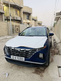 سيارتي توسان زرق 2023 وارد امريكي رقم بغداد انگليزي  ماشية25 الف ميل ق...