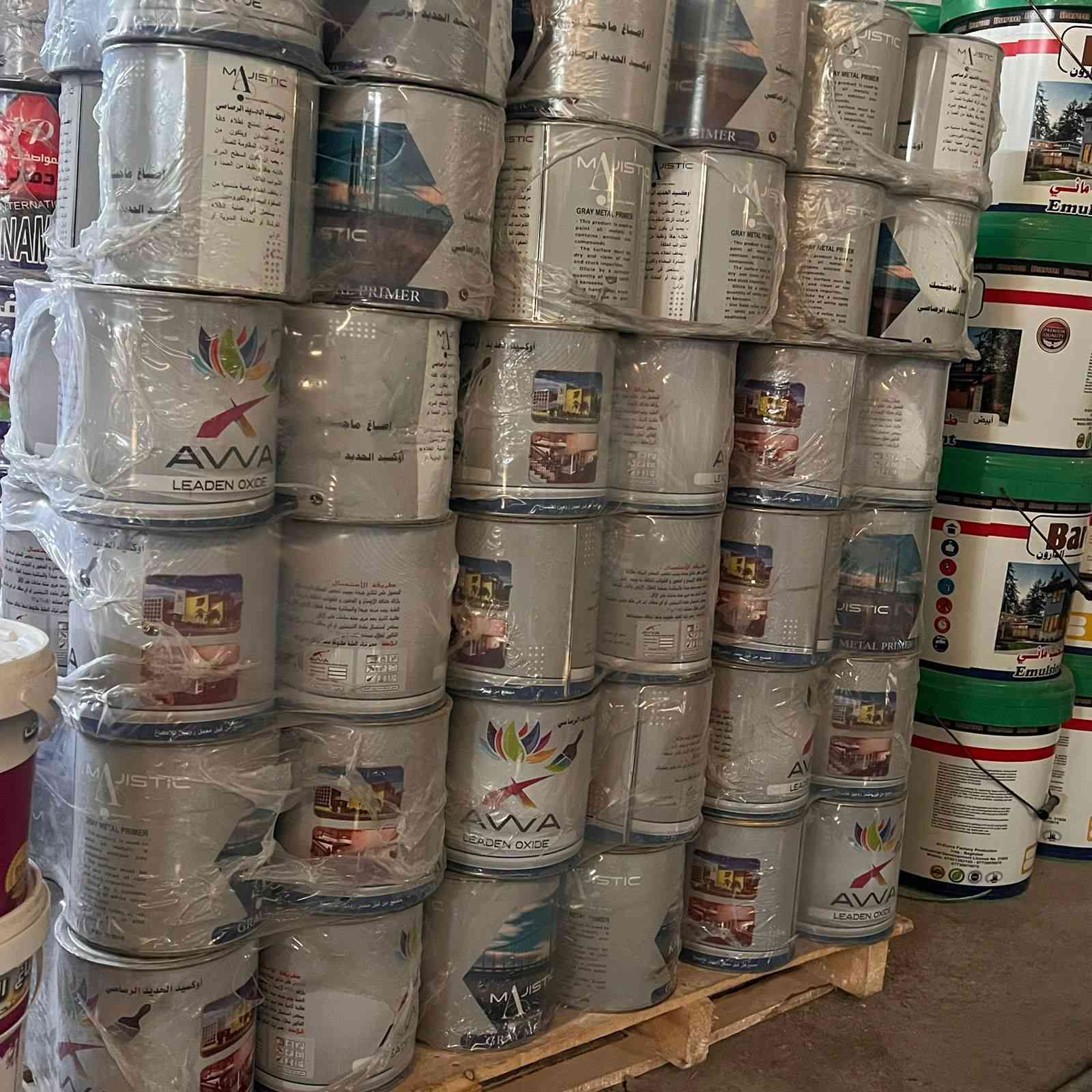 معمل الصباغ الامير
يوجد جميع الصباغ بوية #وبنتلايت قتصادي #وبسعار مناسبة موجود واحد كيلو جميع اللوان سعر السيت 20الف واصل 
واحد التر اساس احمر او رصاصي سعر السيت 18الف
كلن جميع اللوان سعر السيت 26 
كلن اكسيد اساس احمر و رصااصي سعر السيت 18 الف  
بنتلايت قتصادي سعر السطل 11 الف مكان المعمل ابغداد العبيدي الصناعية التصال ***********
