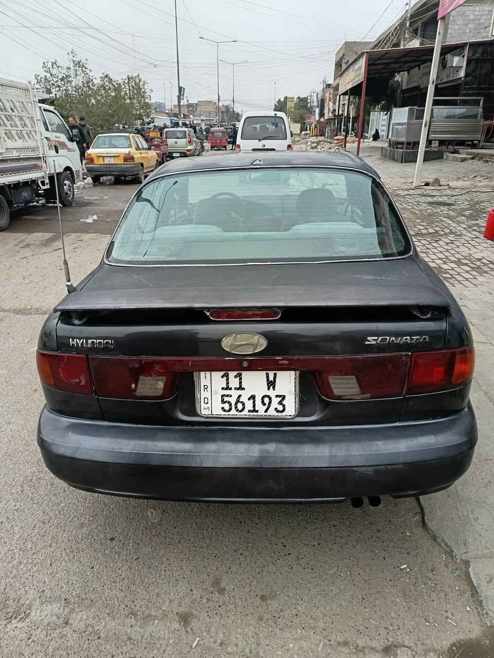 سلام عليكم سوناتا للبيع موديل 94 السياره مكفوله من كلشي رقم بغداد أنكليزي تحويل مباشر سياره مصفره غرامات كير عادي وكشرتها كدام عينك وتجي وتشوفها وتقتنع بيه يلا تأخذها سعر السياره 45او بيه مجال حك الجيه مكان السياره بغداد الحسينيه الراشديه رقم ***********
