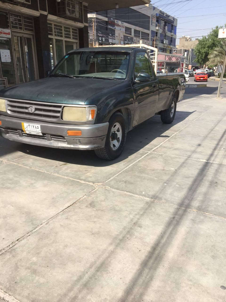 السلام عليكم
للبيع سياره تيوته هايلوكس موديل 1993 كير عادي 6 سلندر 

السعر 57$ ورقه للتواصل  *********** بي واتساب

العنوان: بغداد سيديه
