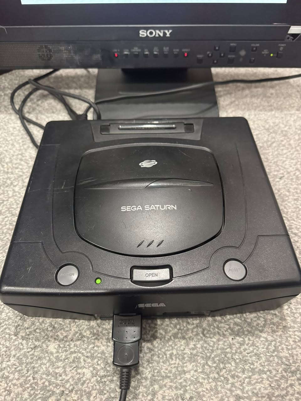 سيكا ساترن مودل ٢ ريجن PAL
الجهاز شغال وسحبه سريع جدا
وياه جوستك اصلي وفيشه اصلية
وياه لعبه clock work knight اصليه
السعر ١٥٠ الف
بغداد لا يوجد توصيل
لعبه Virtua Fighter 2 اوربي اصلية كامله 
السعر ٣٥ الف


**إذا كنت صاحب هذا الإعلان وتريد حذفه لأي سبب، رجاءا أرسل رسالة إلى الدعم الفني**