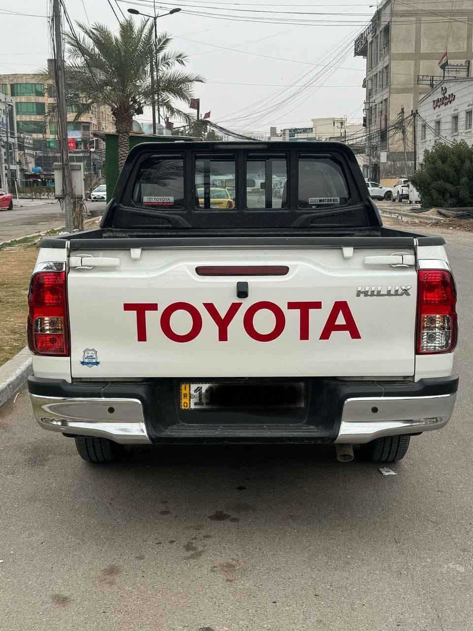 السلام عليكم
بيكم هايلوكس 2024 ناصيه كير عادي ماشيه 2500 كم يعني زيرو مكفوله من كلشي مغلفه كشنات وارضيه رقم بغداد باسمي
العنوان بغداد السيديه
السعر 248$
للاستفسار ***********
