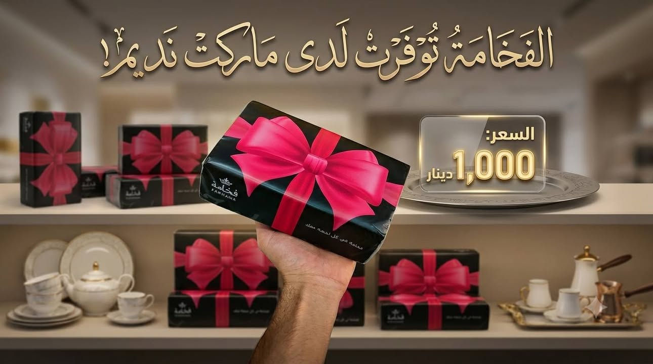 ماركت نديم


**إذا كنت صاحب هذا الإعلان وتريد حذفه لأي سبب، رجاءا أرسل رسالة إلى الدعم الفني**