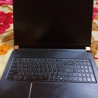 لابتوب msi gs75 Ci7 g9H رام 16  وذاكرة 512 ssd كرت شاشة RTX 2070 maxQ ...
