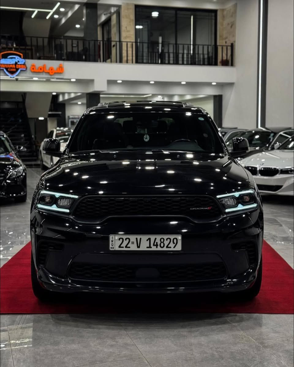 Dodge Durango GT PLUS
مۆدێل:- 2024
ماوەی رۆیشتن:ـ 38 هەزار مایل
مواسەفات:ـ سلايد _360 ڕادار _کوشین خەزن  و سارد و گەرم و جلد-شەغال-دەبل ئەکسل-ڕادار دەعامی-شاشە گەورە-سندوق کارەبای-
بزوێنەر:- V6 3.6L

سەیارەکە واردی ئەمریکیە 
لێدراو:-بستێک لە سندوقی بۆیاغە 
بێ ژوور بێ ئێرباگ 
1C4RDJDG8RC153102 رەقەم شاسی:ـ

Dodge Durango GT PLUS
موديل:-2024
محرك:- V6 3.6L
ماشيه:-38 الف ميل
مواصفات:- فتحه سقف_رادار 360 _رادار دعامي-كشن تدفئة و تبريد و خزن--تشغيل عن بعد-فور ويل 4*4-صندوق شفط-شاشه كبير.….
سياره وارد امريكي
ضرر:-شبر صندوق صبغ بدون دواخل بدون ايرباك
رقم شاصي:-1C4RDJDG8RC153102

تفاصيل اكثر الاتصال علی ارقام التاليه 
***********
***********
عنوان:- اربيل منطقة معارض وراء شارع ٤٠م
Shahama erbil cars أربيل, العراق
