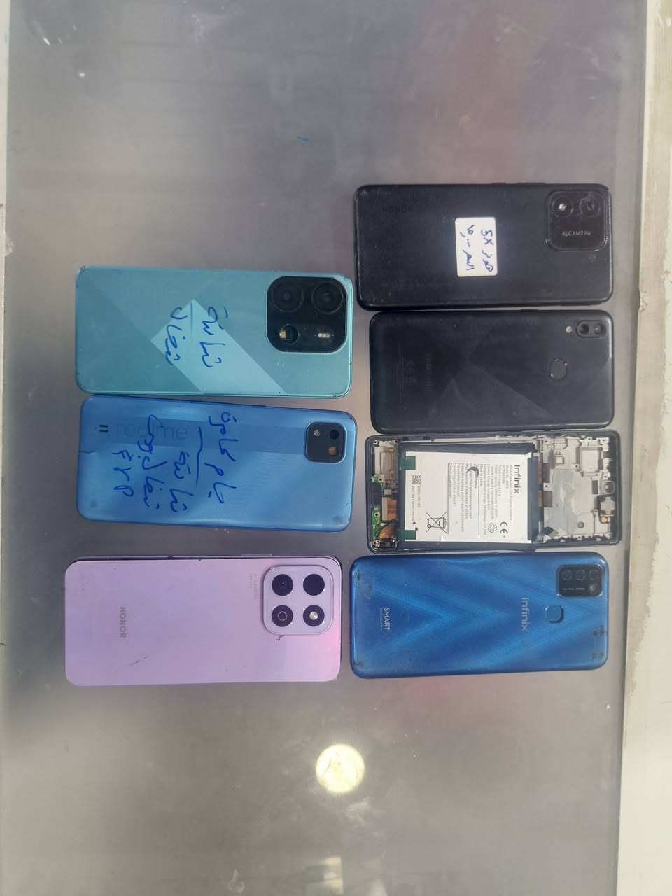 هواتف للبيع (( اضمن الك بورد او شاشه شغال)) 
هونر x5 نقص شاشه ١٥ الف من دون التوصيل
Go 2023   نقص شاشه ١٨ الف من دون التوصيل
سمارت ٥ قافل حساب كوكل ٤٠ الف من دون التوصيل
ريلمي c11  نقص شاشه ١٢ الف من دون التوصيل
هونر  x6b  شاشه شغاله وسماعات واكامرات نقص بورد ٥٠ الف من دون توصيل 
شاشه وشريط وفلات شحن انفنكس نوت ٤٠ نقص بورد ٨٥ الف مع توصيل

الاسعار ثابته تواصل خاص توصيل متوفر


**إذا كنت صاحب هذا الإعلان وتريد حذفه لأي سبب، رجاءا أرسل رسالة إلى الدعم الفني**