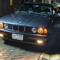 شباب بي ام 525 موديل 91 مصبوغه جماليه كهربائيات شغاله العنوان بغداد سب...