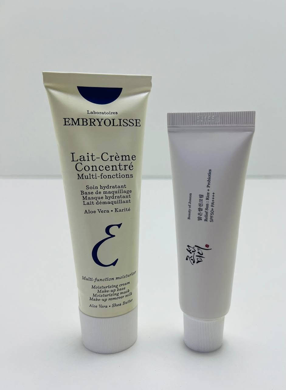 ✨ عرض ترطيب وحماية عرض كوري لبشرة صحية ونضرة ✨

🇫🇷 Embryolisse  مرطب بشره ترطيب عميق ويستخدم كمرطب وبرايمر.
🇰🇷 Beauty of Joseon واقي شمس كيميائي  SPF50+ حماية عالية مع ترطيب بدون أثر أبيض.

🎁 البكج يشمل:
🧴 كريم 75ml + ☀️ واقي شمس 50ml

> ﹏﹏﹏﹏﹏﹏ 𓍢ִ໋ 🫧 ✧ 🦢 𓍢ִ໋ 🪞 ﹏﹏﹏﹏﹏﹏
> 𓍢ִ໋🌷‌֒ ✧˚ ༘ ⋆｡

📩 احجزيه الآن قبل نفاد الكمية. 🤍

#عشتار_بيوتي #ISHTARBEAUTY #العراق #بغداد #مستحضرات_تجميل #عناية_بالبشرة #عناية_بالشعر #سكين_كير #كوزمتك #منتجات_اصلية #توصيل_لكافة_المحافظات #اكسبلور #ترند #fyp #viral #beauty #skincare #makeup #iraq


**إذا كنت صاحب هذا الإعلان وتريد حذفه لأي سبب، رجاءا أرسل رسالة إلى الدعم الفني**