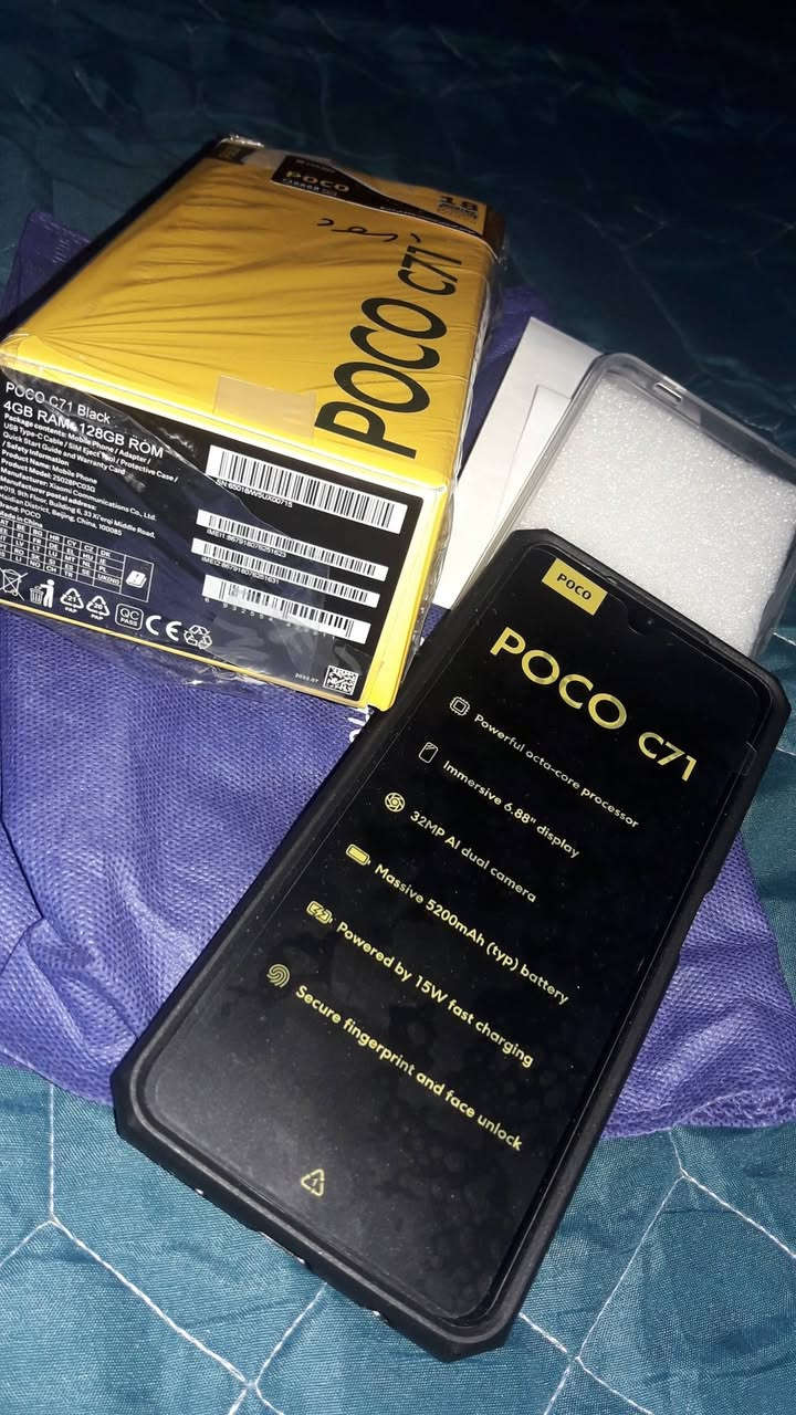 Poco c71 جديدالذاكرة ١٢٨ السعر ١٠٠ بغداد قرب جامع النداء او الاتصال على الرقم ***********
