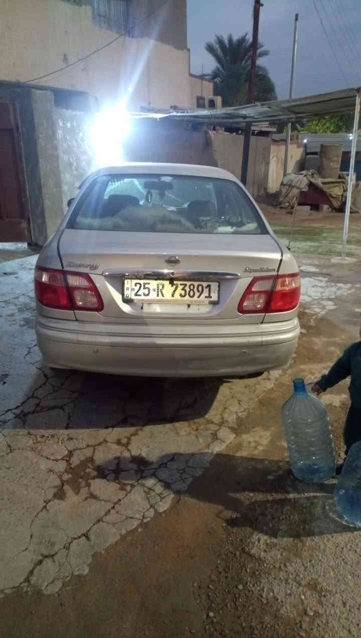 نيسان سني  2000 للبيع صدر امامي خلفي جيد تخم تاير جديد فول اوتوماتيك رقم كركوك باسمي سنويه جديده ***********للستفسار
