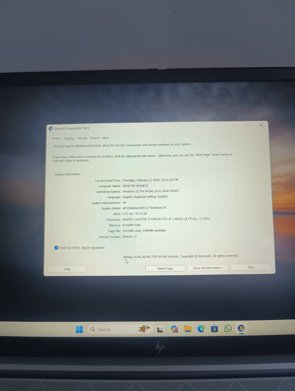 HP ELITEBOOK 850 G7
i7-10510U @ 1.80 GHz, 8GB RAM
ssd 256
شاشه 15.6
كرت خارجي NVDIA Geforce  MX250  2GB

سعر 475الف


**إذا كنت صاحب هذا الإعلان وتريد حذفه لأي سبب، رجاءا أرسل رسالة إلى الدعم الفني**