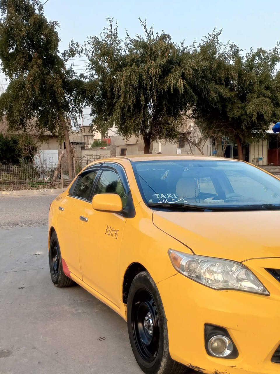 السلام عليكم عندي هاي الكورولا رقم كركوك 2010 باسمي اعلان مال انتخابات واقع عليها يعني بيها قماره بيها معجون شويه بسبب الاعلان مال انتخابات وبتكمه شويه بيها معجون مبدل بيها بونيد وصندوك الضربه مالها بالصندوك السعر 97 بيها مجال اي استفسار ثاني اتصال الى الرقم***********
