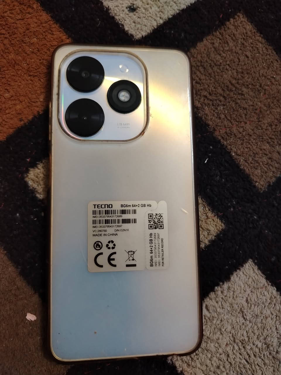 مبايل تكنو سبارك كو مستعمل قليل شرط ماواصل مصلح ب ٧٠حي الميثاق


**إذا كنت صاحب هذا الإعلان وتريد حذفه لأي سبب، رجاءا أرسل رسالة إلى الدعم الفني**