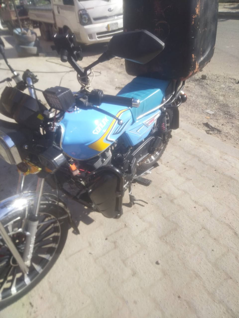 سلام عليكم دراجه ايراني موديل ٢٥ دراجه زيروو واحد على واحد اوراق كامله سعر ٩٠٠ وبيهى مجال مكان بغداد الشعله
***********
