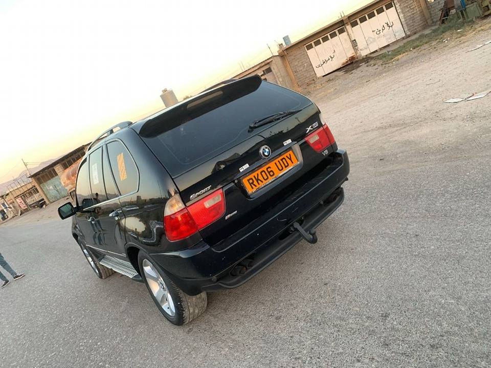 بيئيم X5 مؤديل 2005 قةپات مواسةفات 8 پستن سوكان محةوةر تازة تةحويرم كردية زؤر جوان گؤريومة سعري ٥٢وةرةقة گؤرينةوةش دةكةم بةشتئك بةدلم بئ ***********هةولئر أربيل, العراق
