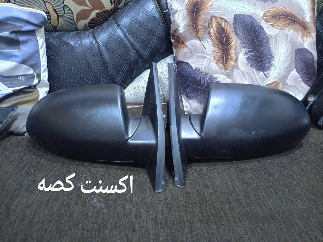 مرايات مشكل حاويه 
الزرك شفط 
الحمر كهرب 
تكات اثنين ريو وحده شفط والثانيه كهرب جه السايق سلفر 
زوج سلفر النترا 
تكه يمين النترا ام الاشاره 
زوجين مال اكسنت سلفر واسود 
بكلايت ريو جنطه 
***********
