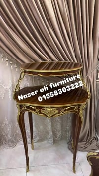 طاولة ديكور • نحاس فخم • الإسكندرية