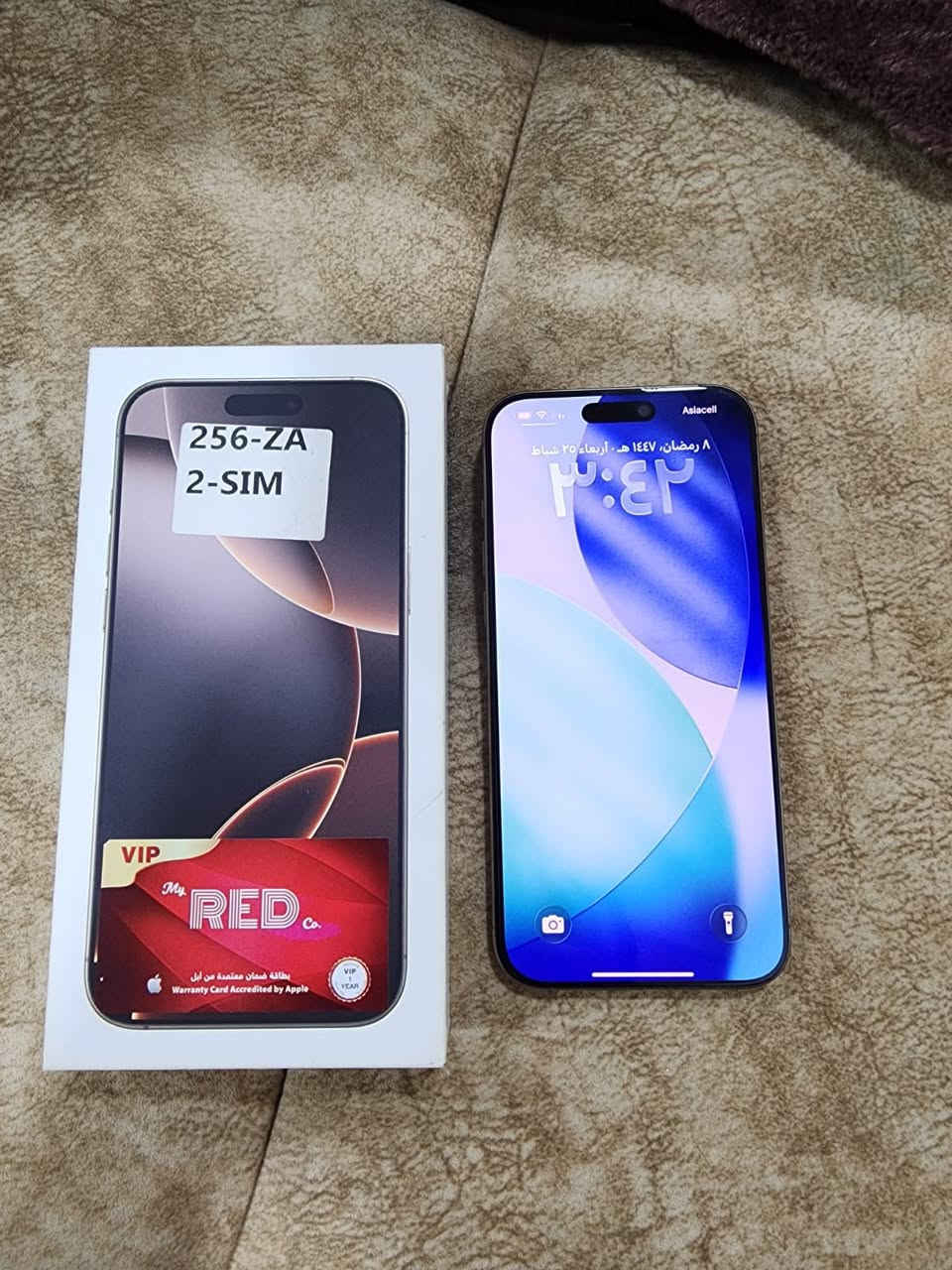 16 pro max
16 pro max
دبل سيم 
نسخة ZA
نموذج M
ذاكرة 256
نضافة ١٠٠/١٠٠
سعر ١٣٥٠٠٠٠
مليون و ٣٥٠ قفل 
رقم ***********
