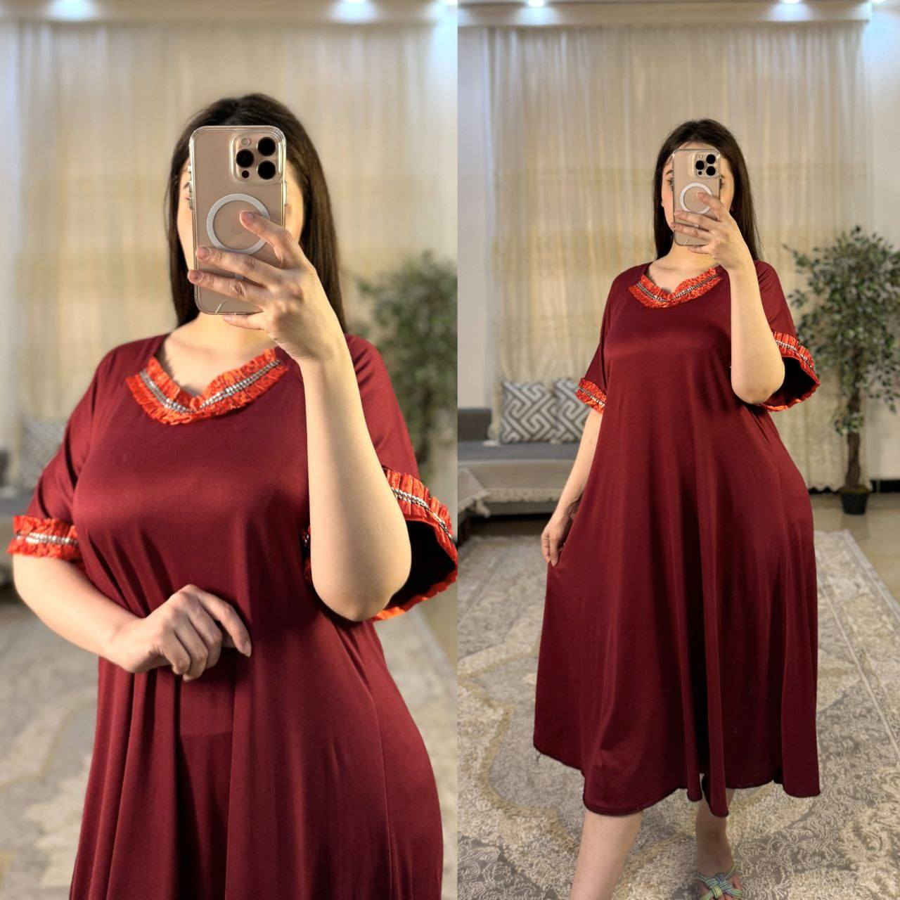 قصيرة  نسائي كلوش مترين
 
 خامة  زبدة شرط الفحص 

فري سايز لحد 125 كيلو 

الدرزن 65

توصيل جميع المحافظات 5 الف

فقط 2 جمله كربلاء, العراق


**إذا كنت صاحب هذا الإعلان وتريد حذفه لأي سبب، رجاءا أرسل رسالة إلى الدعم الفني**