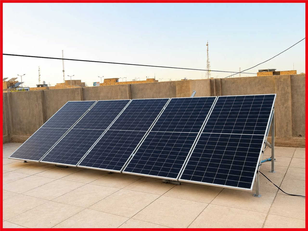 تم بحمد الله وفضله تنصيب منظومة طاقة شمسية☀️⚡

10 امبير : نهاري 
8 امبير :   ليلي

✅ 5 الوح شمسية نوع ( جينكو 620 واط ) عالية الكفاءة ضمان 10 سنة

✅انفيرتر فيليستي 4 كيلو واط   ضمان 2 سنوات

✅ بطارية ليثيوم نوع شيساج 8 كيلو واط ضمان 5 سنوات

✅ هيكل حديد  مغلون مثبت بالبراغي لضمان المتانة ومقاومة الظروف الجوية

✅ تنفيذ وفحص وتشغيل بأيدي فنية متخصصة

نسعى دائماً لتوفير أفضل الحلول في مجال الطاقة الشمسية، لتقليل استهلاك الكهرباء وتوفير طاقة مستقرة وآمنة على مدار الساعة.

للاستفسار والحجز:
📞 
الفرع الاول: الديوانية - قضاء غماس ‏
  - ***********    ياسر رحيم
الفرع الثاني - النجف الاشرف 
- ***********  ضياء عبد الامير
الابداع المتميز ..... طاقة تثق بها
#الطاقة_الشمسية #الديوانية #غماس #الابداع_المتميز #SolarEnergy #طاقة_شمسية #انفيرتر #بطاريات_ليثيوم #توفير_الطاقة
