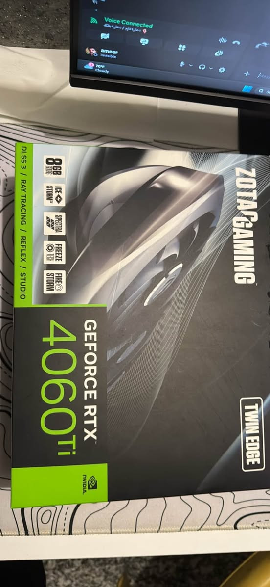 كارت شاشة 4060ti مستعمل ٥ اشهر تقريبا مابي اي مشاكل حاله حال الجديد نسخة ال 8GB سعره 600 الف دينار 

مكاني بغداد حي الجامعة 
*********** بغداد, العراق
