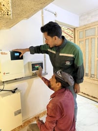 منظومة شمسية • ألواح لونجي 615W • بطارية Deye 10KW