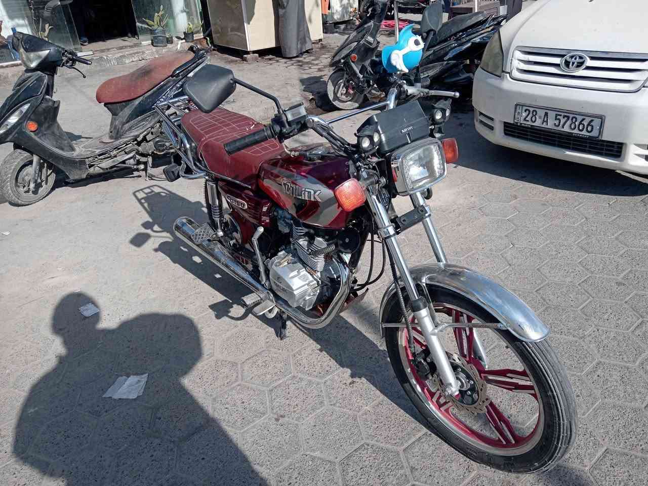 دراجه ٢٠٢٢ جديده ما ملعوب بيه رقم مداور شوكت متريد سعره 1250 بيهة مجال قليل رقم صاحب الدراجه

 ***********
