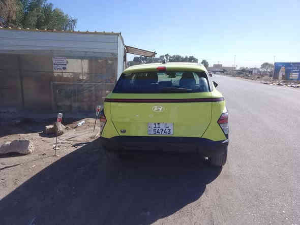 هيونداي كونه موديل 2024 ماشية 13 و 300 حساسات أوتو بيه طخة بالجنطه صغيرة محرك 2000 محرك وكير مكفول رقم بغداد المكان قرب مرور التاجيات السعر 190 وبيه مجال ***********
