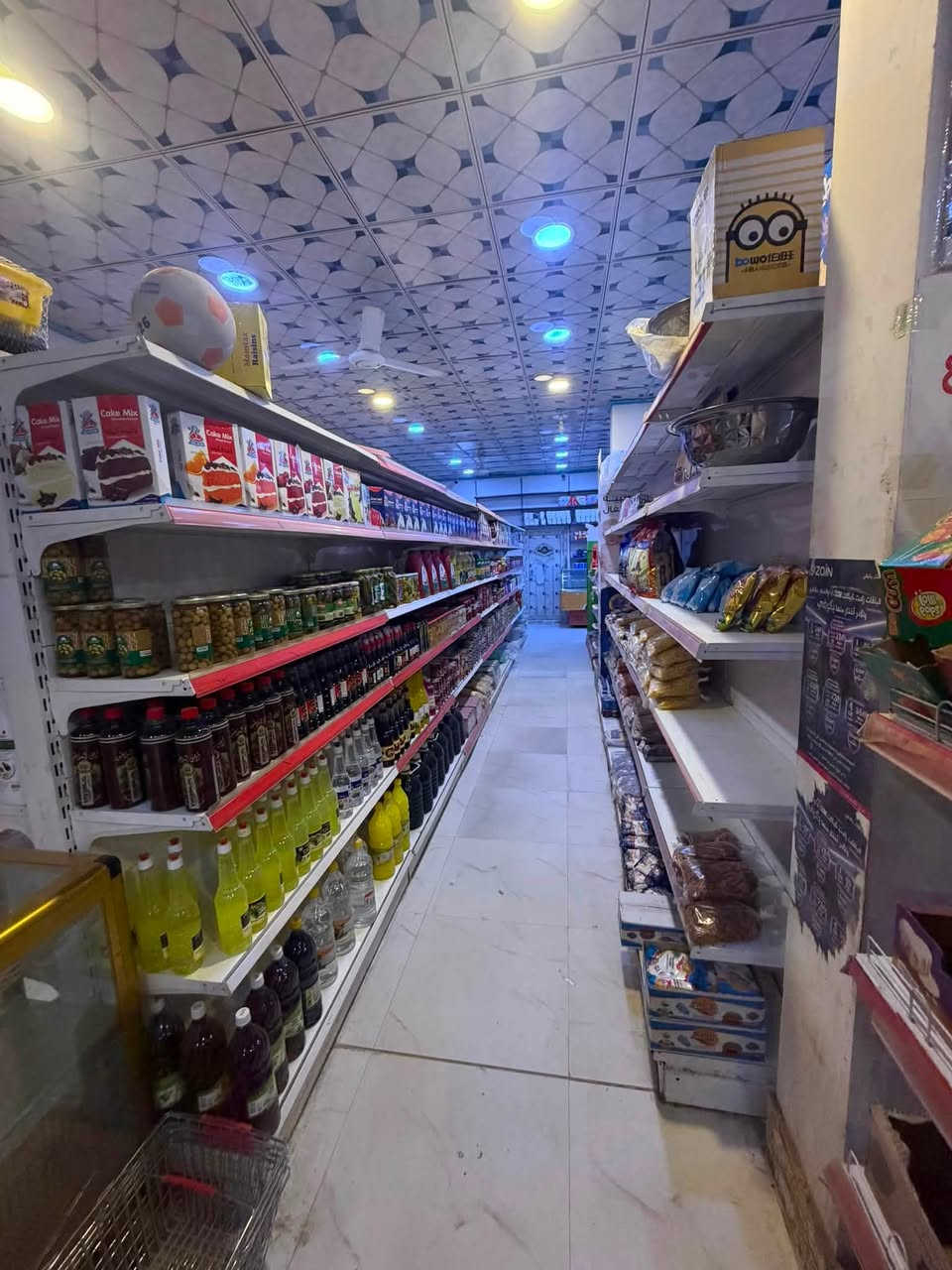 محل الايجار + محتوياته محل جاهز بس نقص مسواك النجف شارع المطار القديم/ ***********
